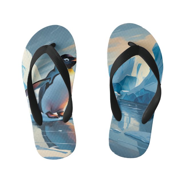 Tongs Enfants Thème Penguin (Semelle)