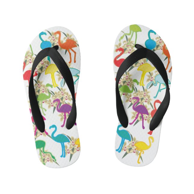 Tongs Enfants Tournesol Flamant rose (Semelle)