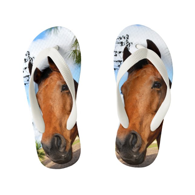 Tongs Enfants Tulip Le Cheval Brown Bay, (Semelle)