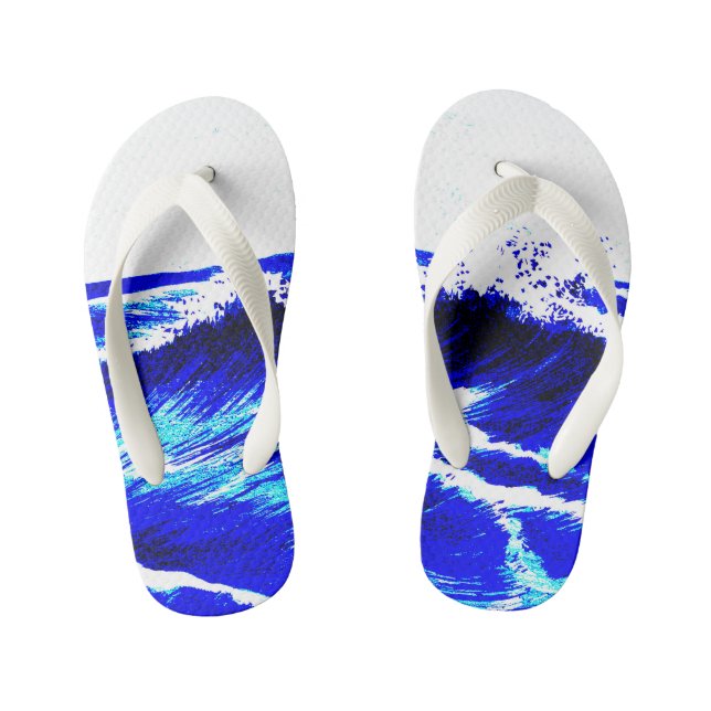 Tongs Enfants vagues se brisant (Semelle)