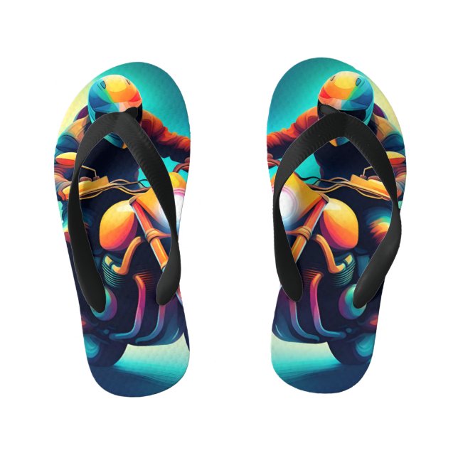 Tongs Enfants vélo (Semelle)