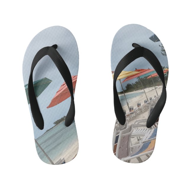Tongs Enfants Vibes de plage tropicales (Semelle)