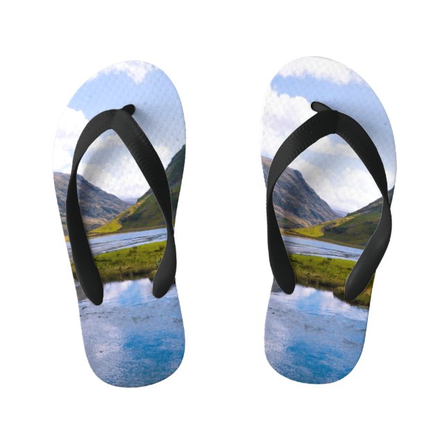 Tongs Enfants wiew nature, montagne (Semelle)