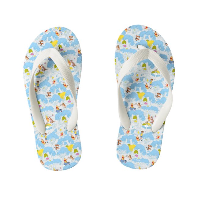 Tongs Enfants Winnie l'Ourson| Au Motif Honey Tree (Semelle)