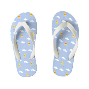 Tongs Enfants Winnie l'Ourson  Motif de la pluie nuageuse
