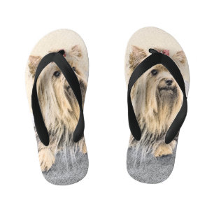Tongs Enfants Yorkshire Terrier Peinture - Cute Original Chien A