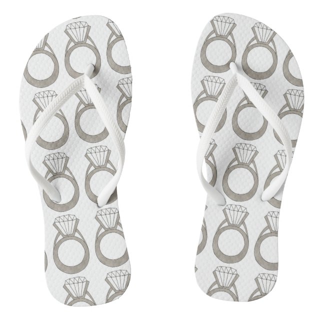Tongs Épouse de Mariage Fiançailles de la ceinture de di (Semelle)