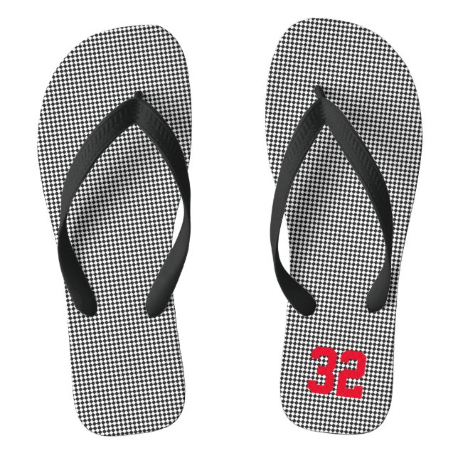 Tongs Équipe de sport Joueur NUMÉRO Contrôle Esprit scol (Semelle)