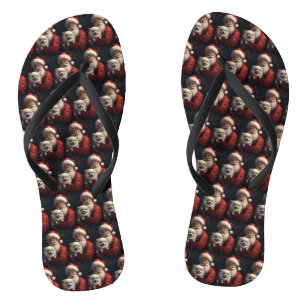 Tongs Esquimau américain avec Noël Festif du Père Noël