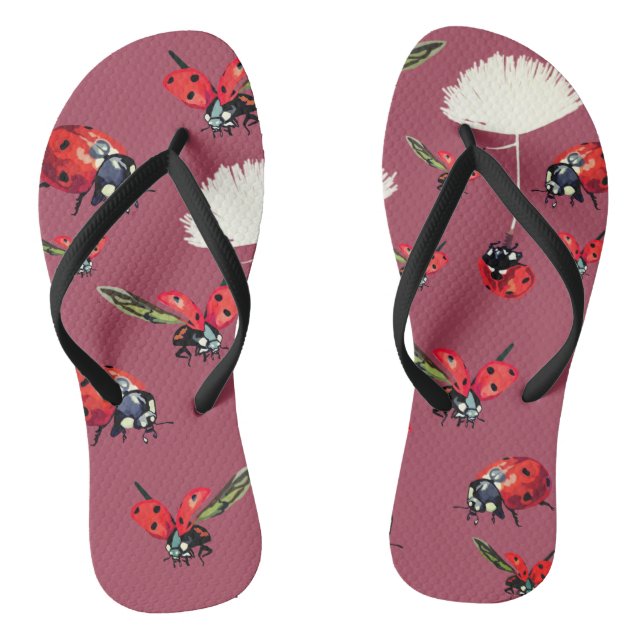 Tongs Étapes à lèvres de Ladybugs (Semelle)