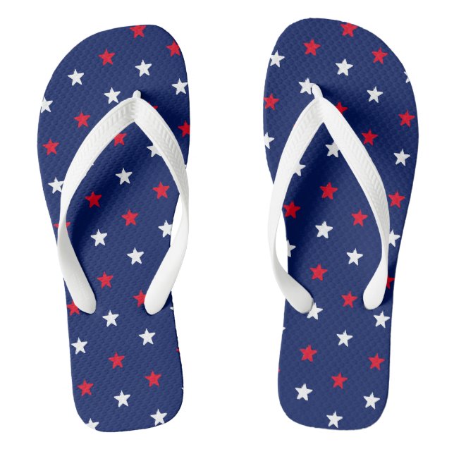 Tongs États-Unis Rouge blanc marine bleu patriotique éto (Semelle)