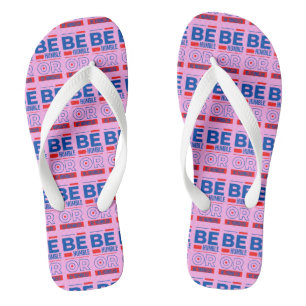 Tongs Être Humble Ou Être Humble Pink Unisex