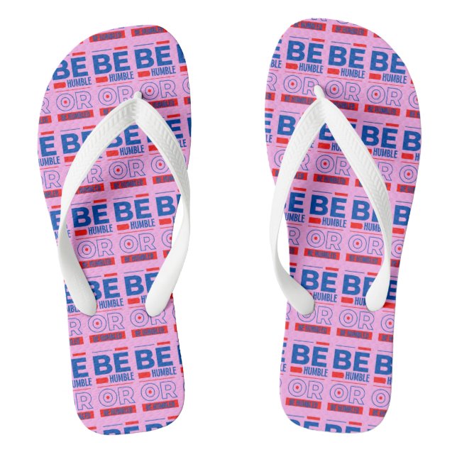 Tongs Être Humble Ou Être Humble Pink Unisex (Semelle)