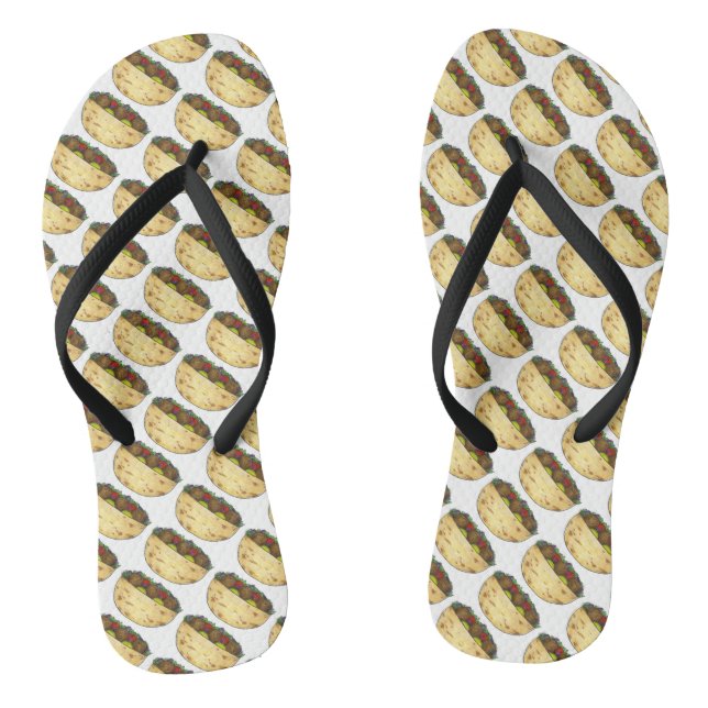 Tongs Falafel Pita Sandwich Méditerranéen Flip Flop (Semelle)