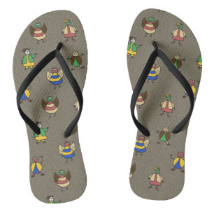 Tongs Famille de jeux de dessins animés sur n'importe qu