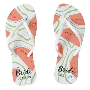 Tongs Fête de mariée Watermelon Slices