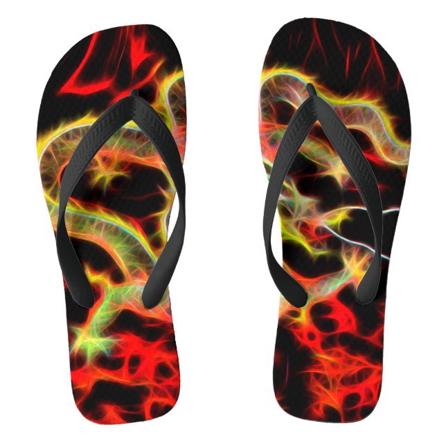 Tongs Feu de dragon sur Lucky Energy (Semelle)