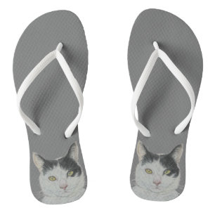 Tongs Feuilles de chats