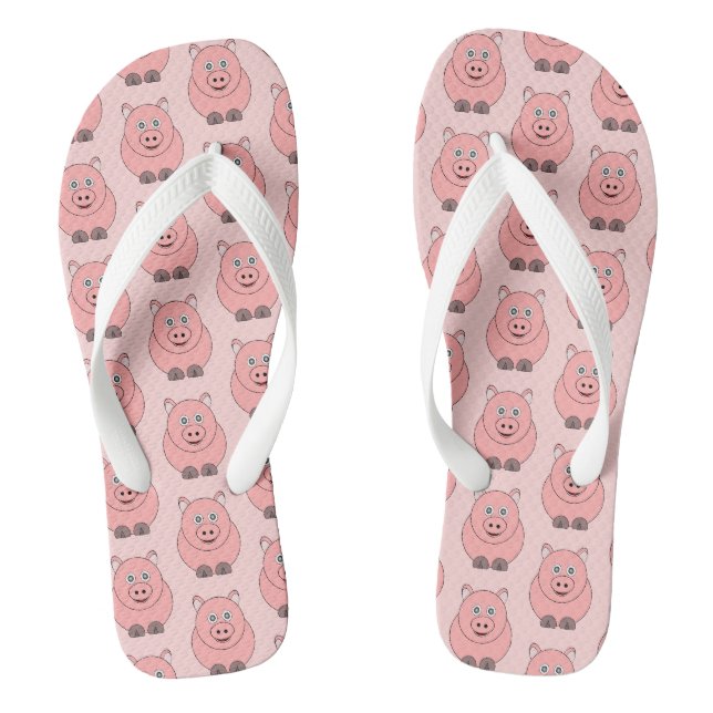 Tongs Feuilles de conception de porc (Semelle)