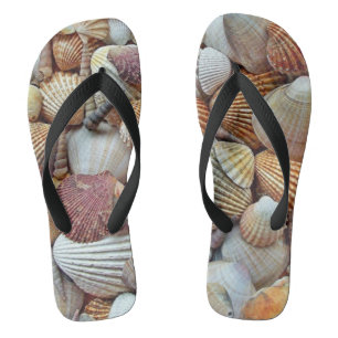 Tongs Feuilles de coquillage