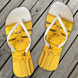 Tongs Feuilles en verre de bière cool