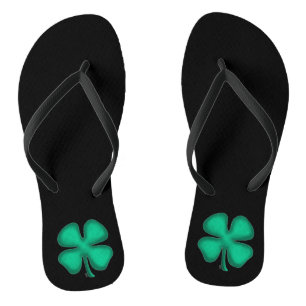 Tongs Feuilles noires irlandaises