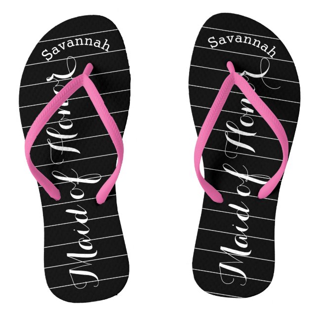 Tongs Fille personnalisée d'honneur ROBE ou toute couleu (Semelle)