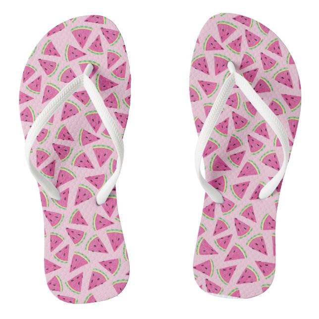 Tongs Fille Pink Watermelon Motif tropical (Semelle)