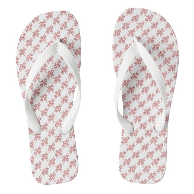 Tongs Filles dames Flipflops designer blanc (Semelle)