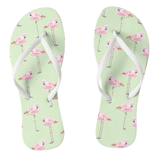 Tongs FLAMANT ROSE PARK MINT Slim Strap FlipFlops Thongs (Semelle)