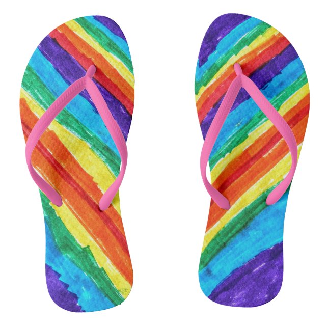 Tongs Flèches arc-en-ciel (Semelle)