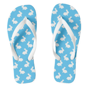 Tongs Flèches de lapin bleu ciel