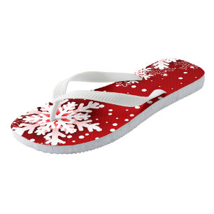 Tongs Flèches de neige de Noël Flip Flops