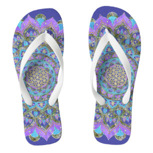 Tongs Fleur De Vie - Mandala India Style 2