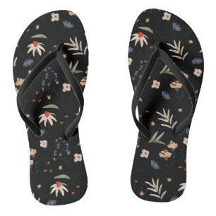 Tongs Fleurs d'eau simples 1