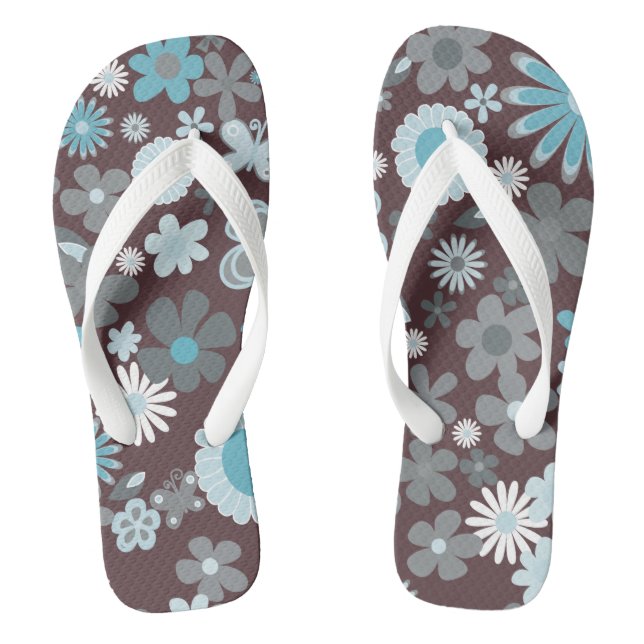 Tongs Fleurs illustratives (Semelle)
