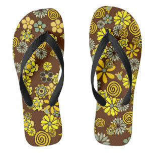 Tongs Fleurs sauvages
