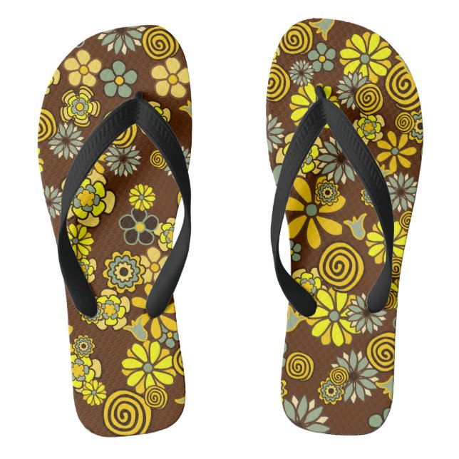 Tongs Fleurs sauvages (Semelle)