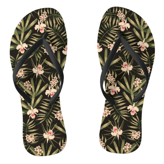 Tongs Fleurs tropicales (Semelle)