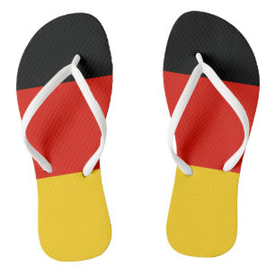 Tongs Flip-flop du drapeau allemand pour les hommes et l