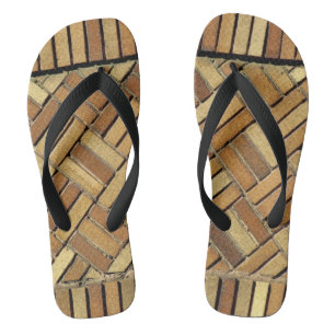 Tongs Flip Flops - Briques à motifs