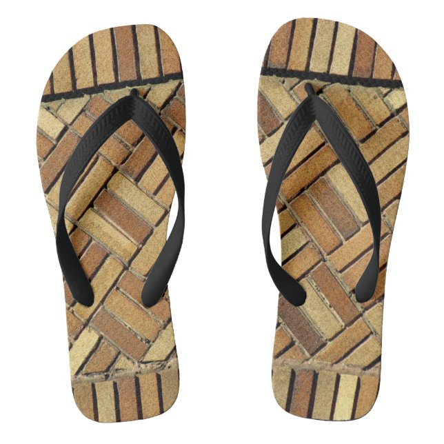 Tongs Flip Flops - Briques à motifs (Semelle)
