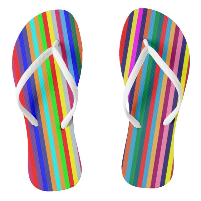 Tongs Flip Flops Colorful Stripe (Semelle)