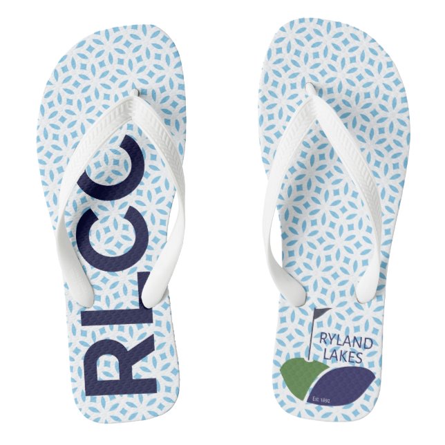 Tongs Flip Flops de RLCC et Ryland Lakes (Semelle)