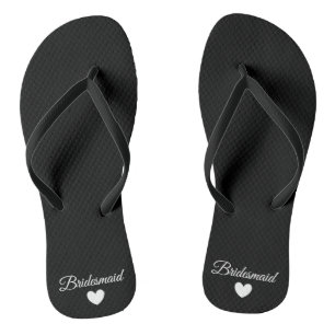 Tongs Flip-Flops - Fab Bridesmaid du coeur