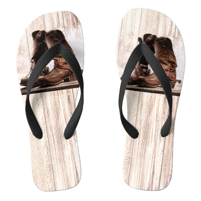 Tongs Flipflop Sandals bottes pays rustique de l'Ouest (Semelle)