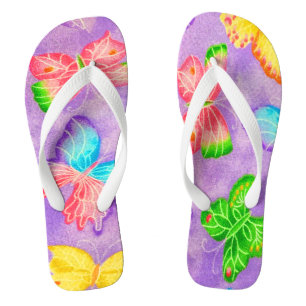Tongs Flops/Papillons à lèvres larges et adultes