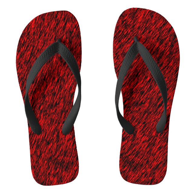 Tongs "Forêt rouge"  (Semelle)