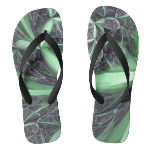 Tongs Fractale verte