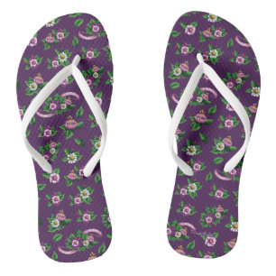 Tongs Frida Kahlo  Purlpe Floral Bouquet Motif